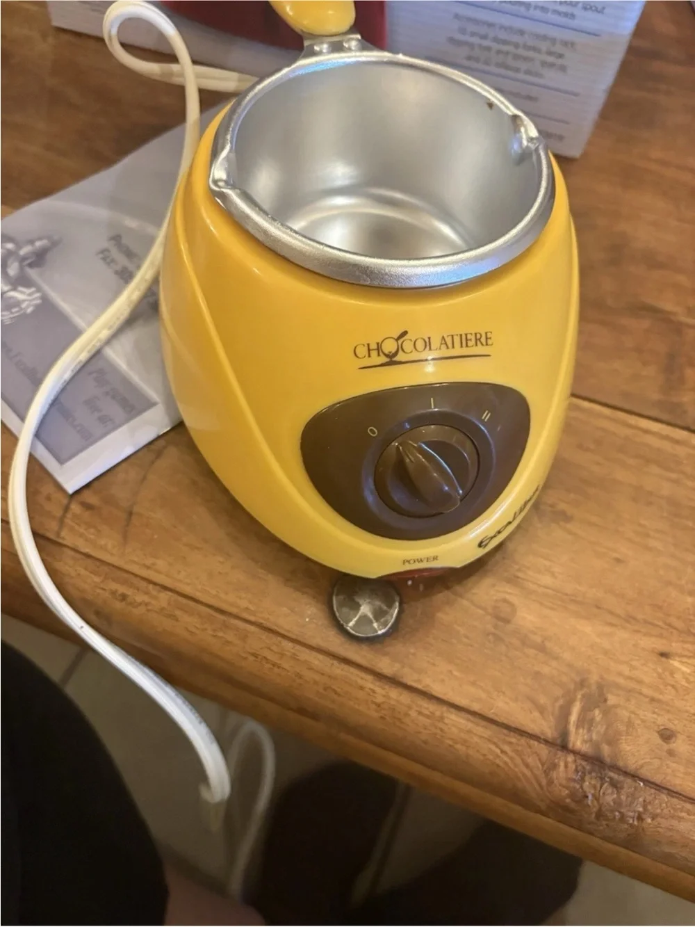 Excalibur Chocolatiere Electric Chocolate Melting Pot Complete in Box